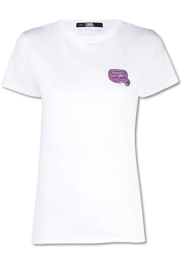 Karl Lagerfeld T-shirt Vit, Dam
