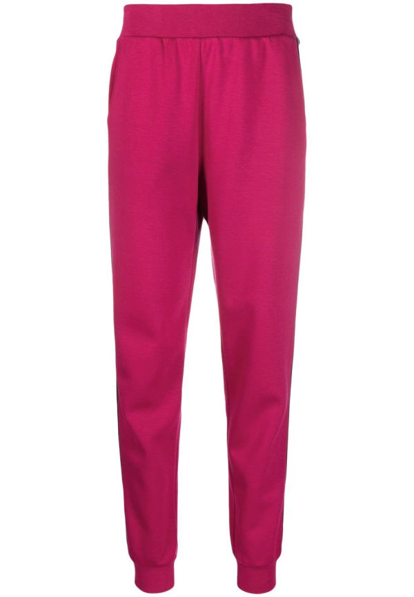 Karl Lagerfeld trackpants med logotypkant - Rosa