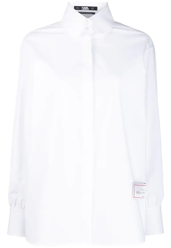 Karl Lagerfeld Tribute Shirt - Vit