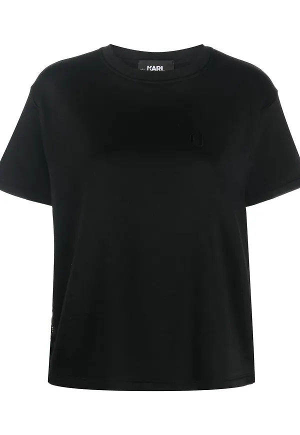 Karl Lagerfeld tröja med monogram - Svart