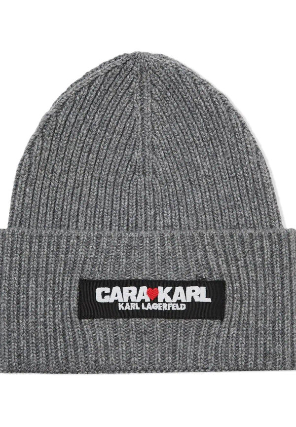 Karl Lagerfeld x Cara Delevingne mössa - Grå