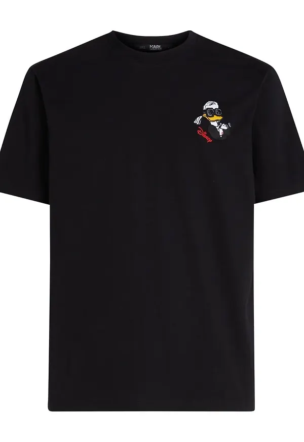 Karl Lagerfeld x Disney t-shirt i oversize-modell - Svart