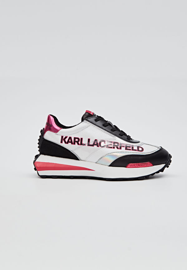 Karl Lagerfeld Zone Flo Strap Low Lace Sneakers White i storlek 38 och färg Vit