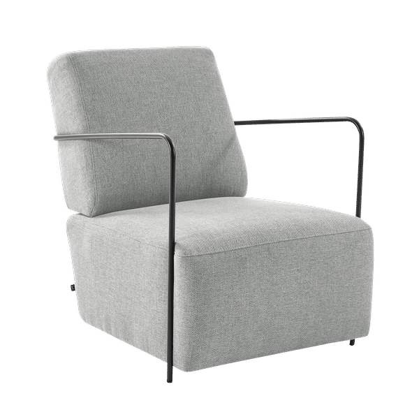 Kave Home - Fåtölj Gamer - Grå