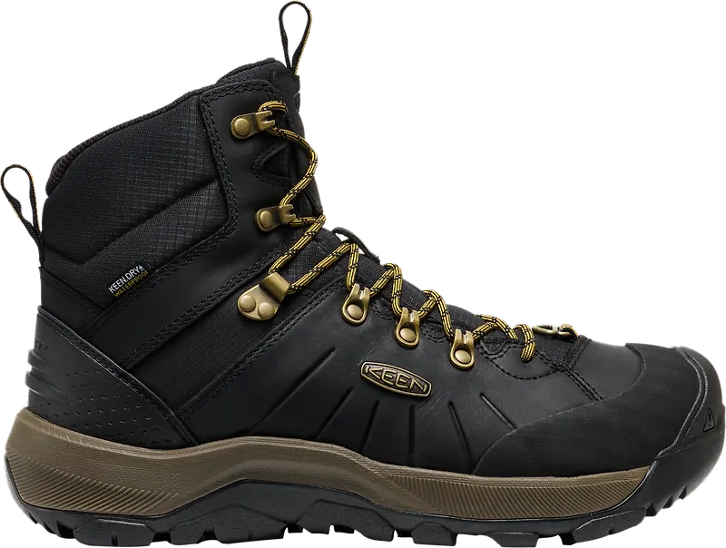 Keen Men's Revel IV Mid Polar Black-lemon Curry