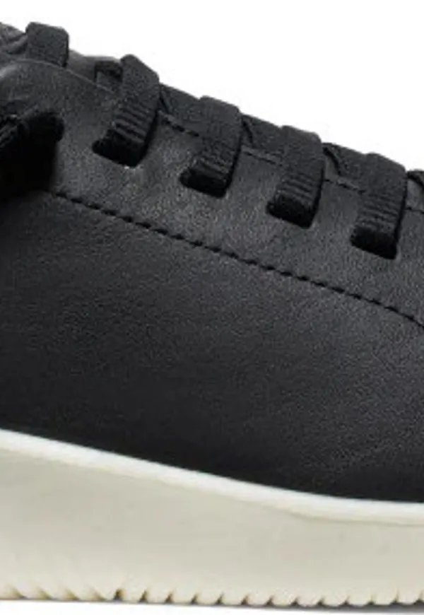 Keen Women's KNX Leather Sneaker Black/Star White