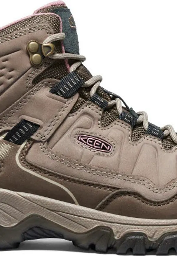 Keen Women's Targhee IV Mid Waterproof - Brindle-Nostalgia Rose Brindle-nostalgia Rose