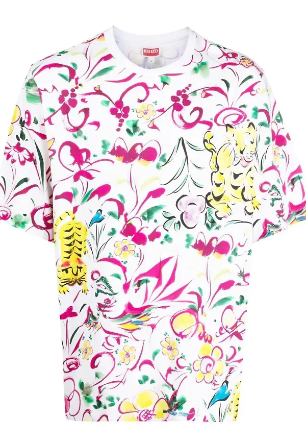 Kenzo Akae Ink t-shirt - Vit