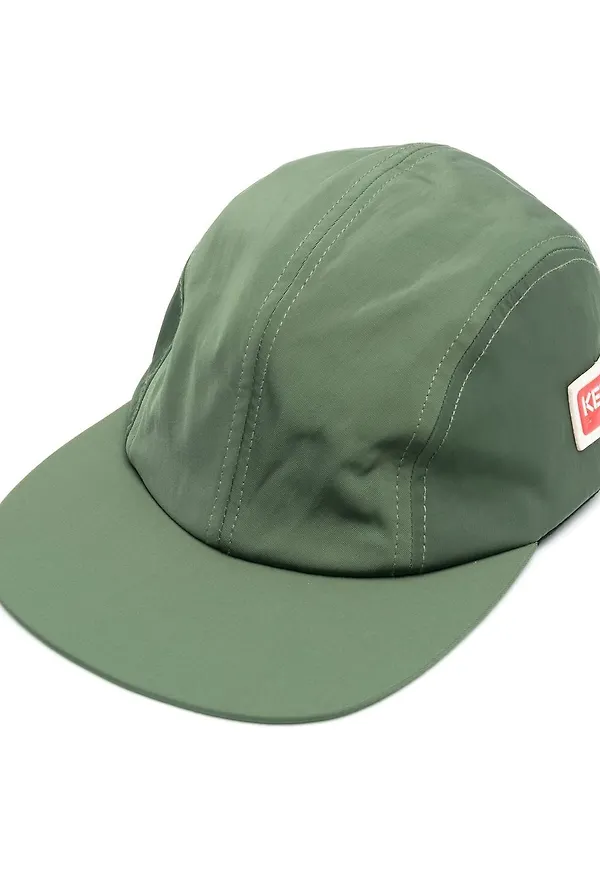 Kenzo basebollkeps med logotypmärke - Grön