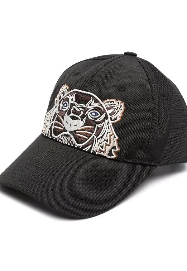 Kenzo basebollkeps med tigermotiv - Svart
