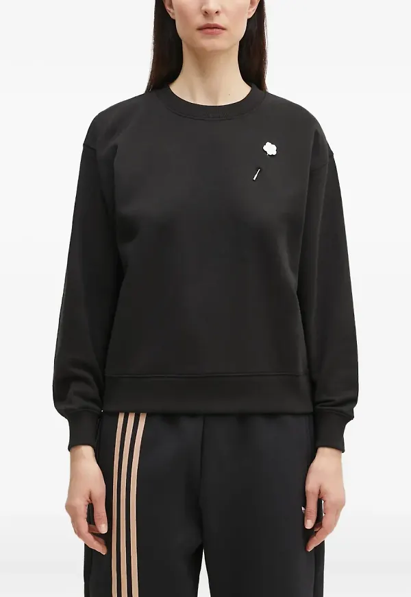 Kenzo blommig sweatshirt - Svart