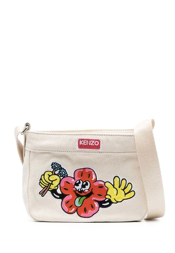 Kenzo Boke blommig väska - Neutral
