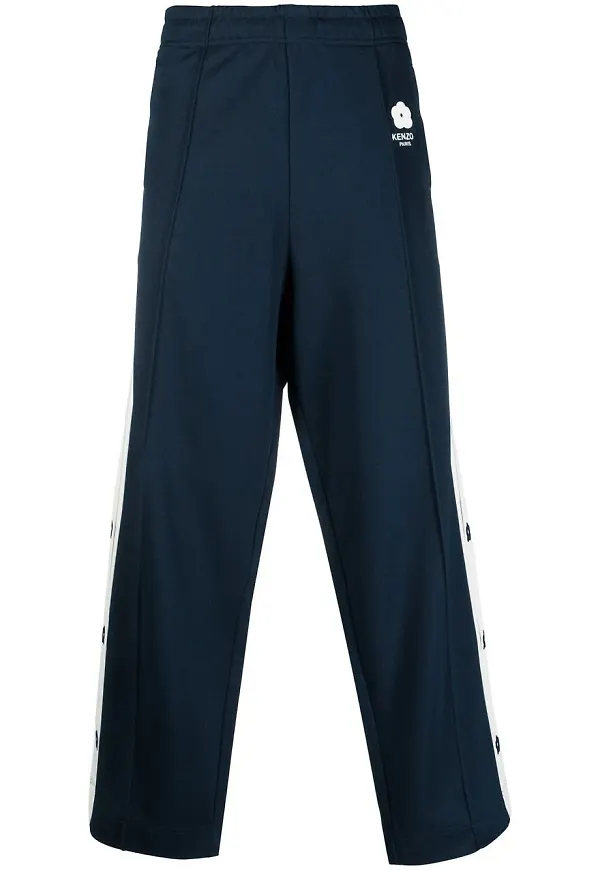 Kenzo Boke blommiga sweatpants - Blå