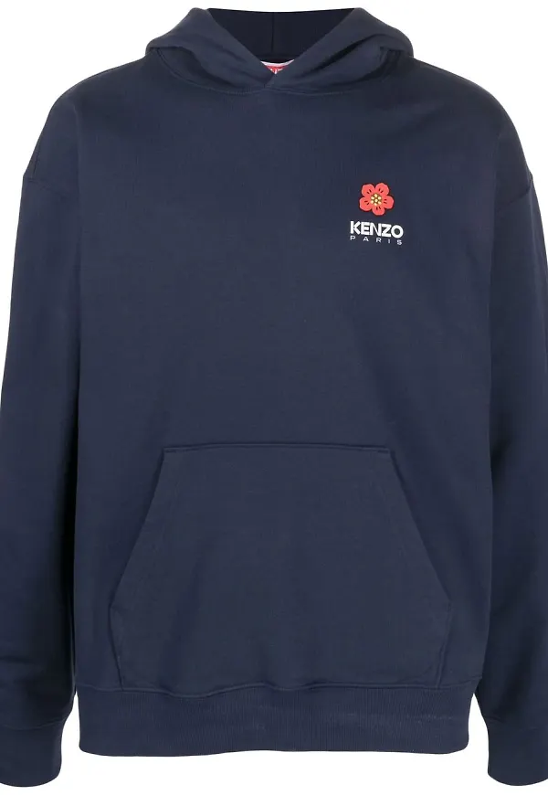 Kenzo Boke Flower huvtröja - Blå