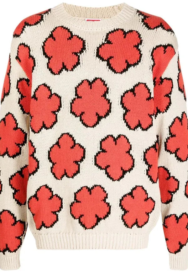 Kenzo Boke Flower tröja - Neutral