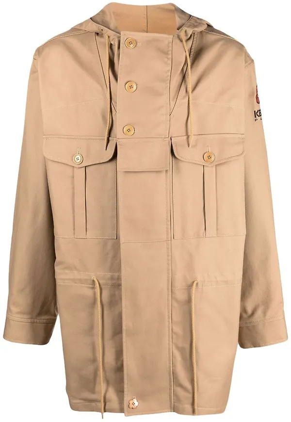 Kenzo Boke Flower utility-parkas - Neutral