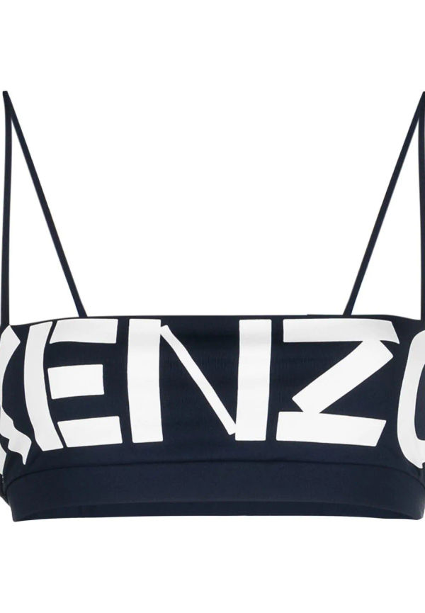 Kenzo bralettetopp med logotyp - Blå