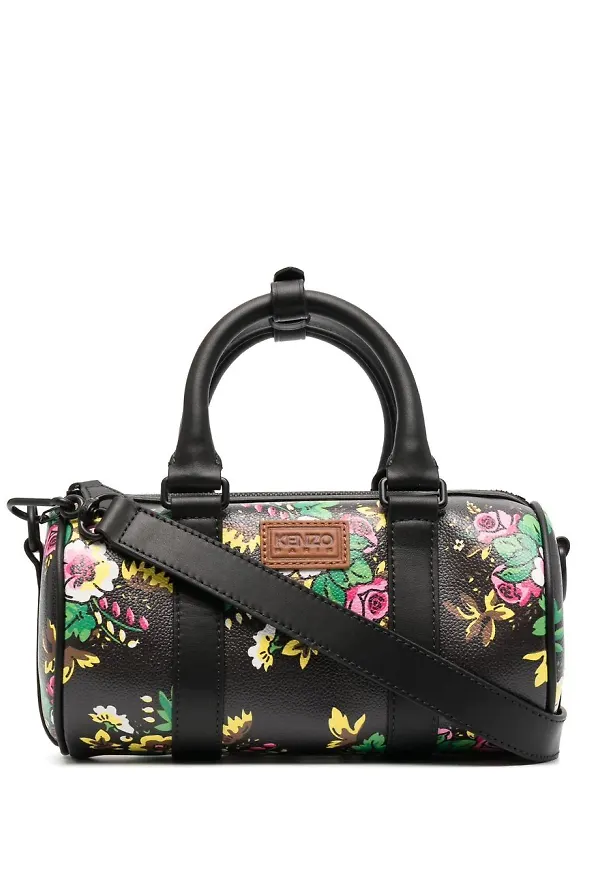 Kenzo Courier Pop-Bouquet liten väska - Svart