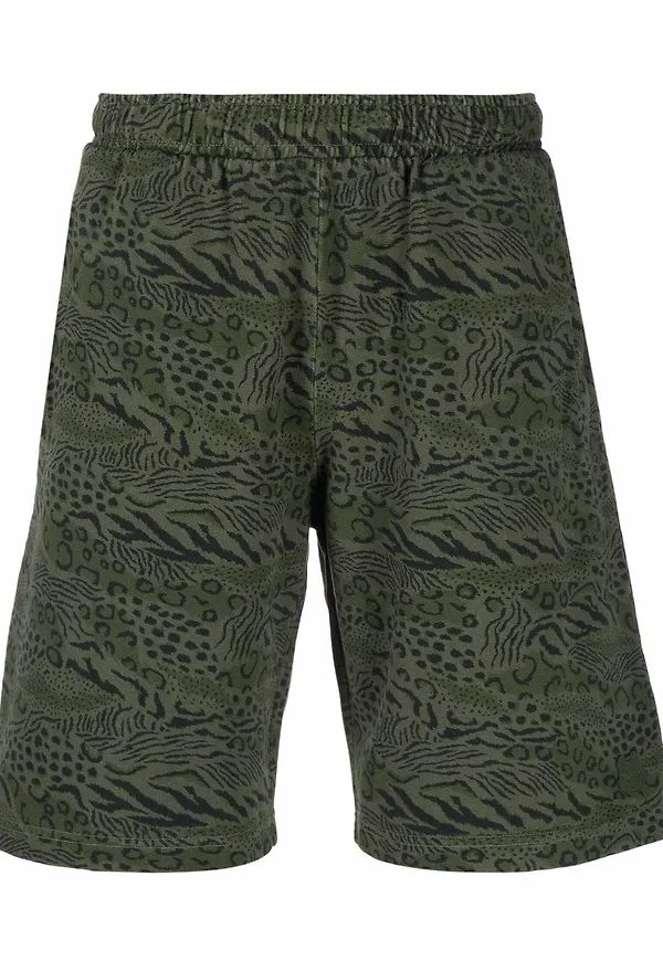 Kenzo djurmönstrade shorts - Grön