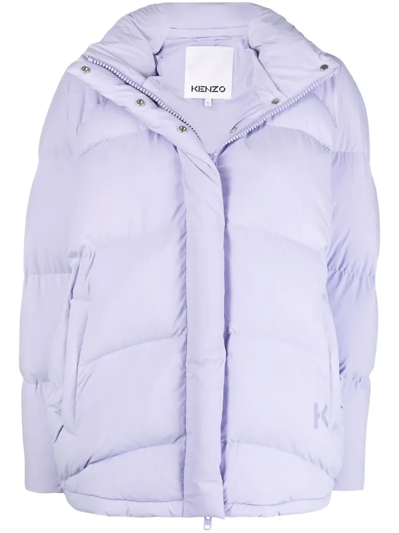 Kenzo dunjacka med logotyp - Lila