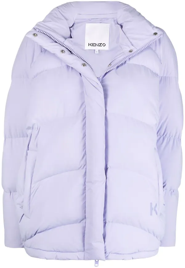 Kenzo dunjacka med logotyp - Lila