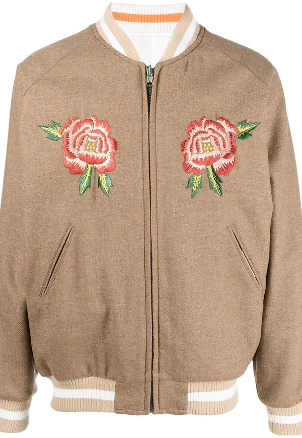 Kenzo France Japan vändbar bomberjacka - Neutral