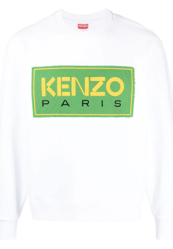 Kenzo sweatshirt vit herr store