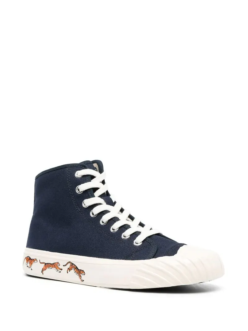 Kenzo höga sneakers - Blå