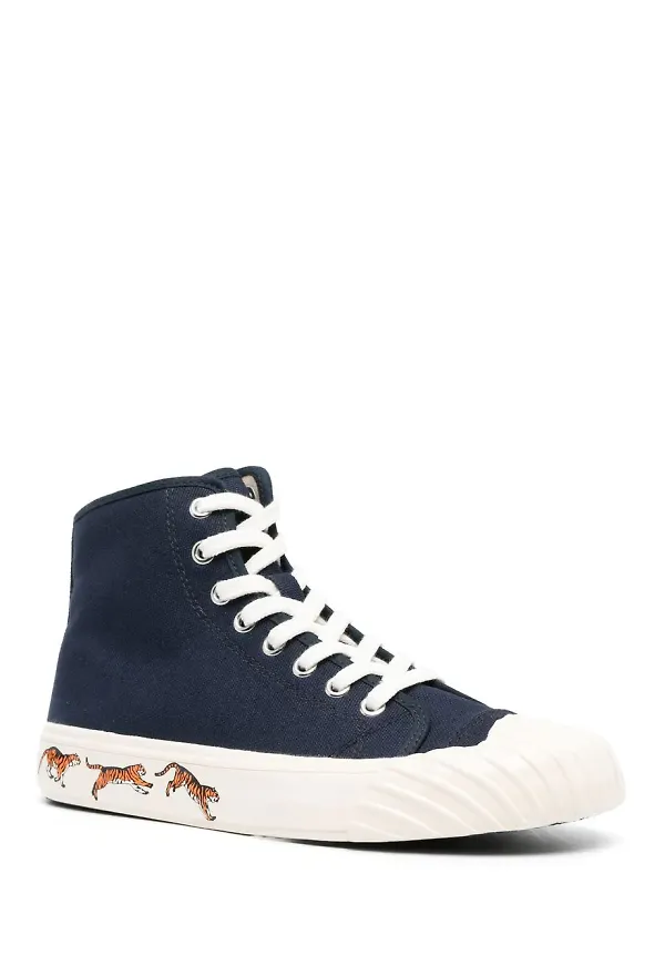 Kenzo höga sneakers - Blå