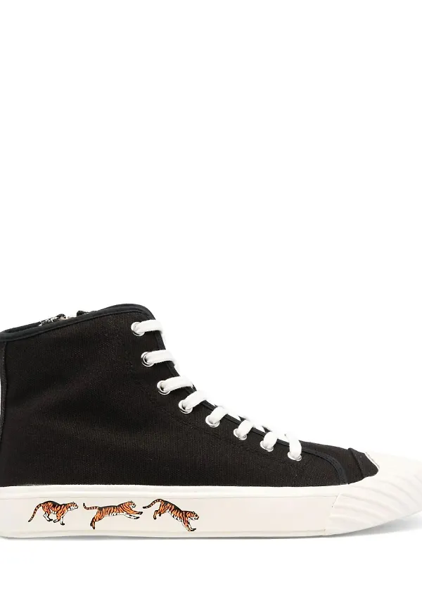 Kenzo höga sneakers - Svart