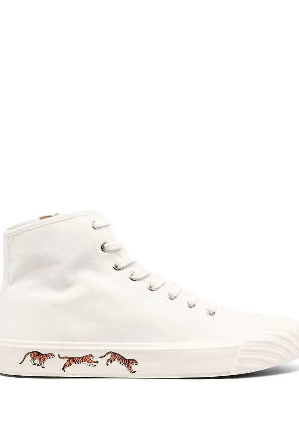 Kenzo höga sneakers - Vit
