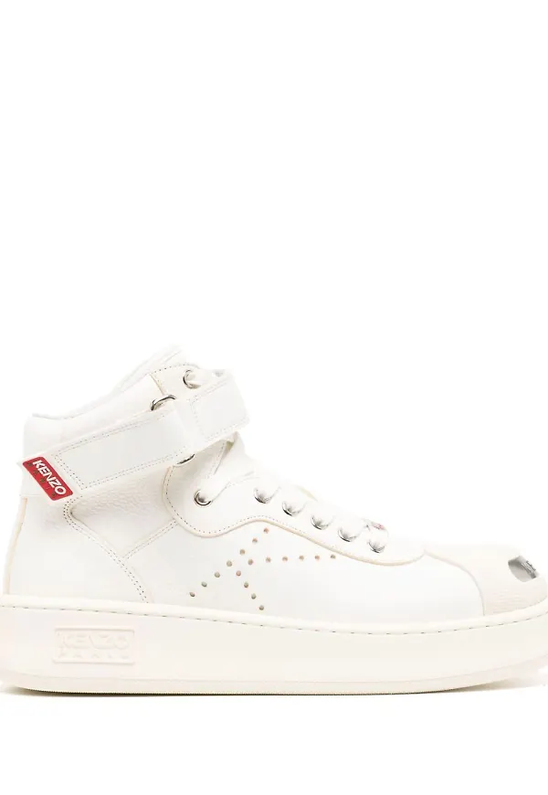 Kenzo höga sneakers - Vit