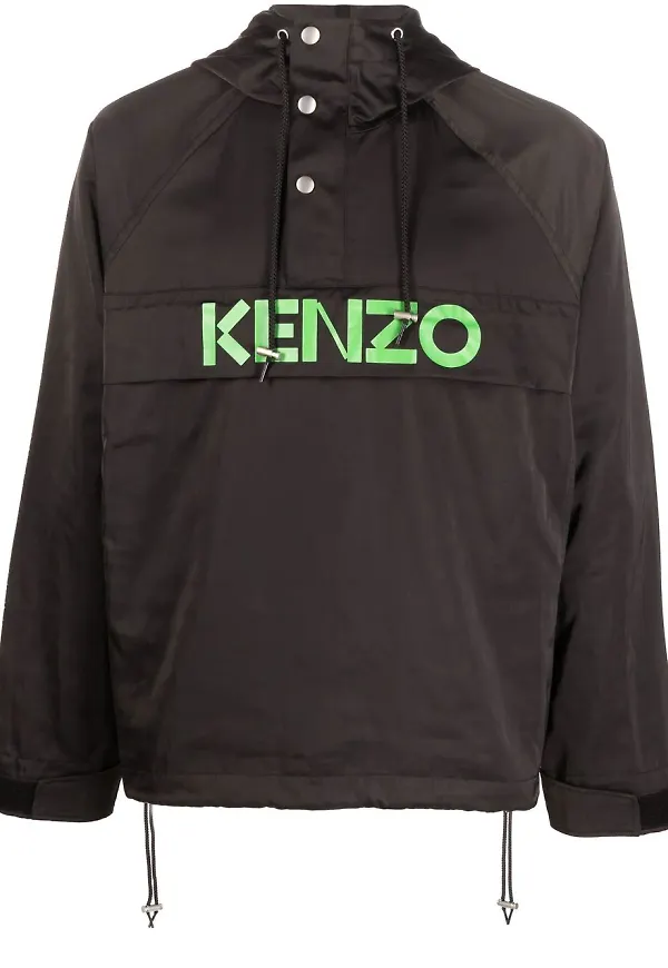 Kenzo jacka med huva - Svart