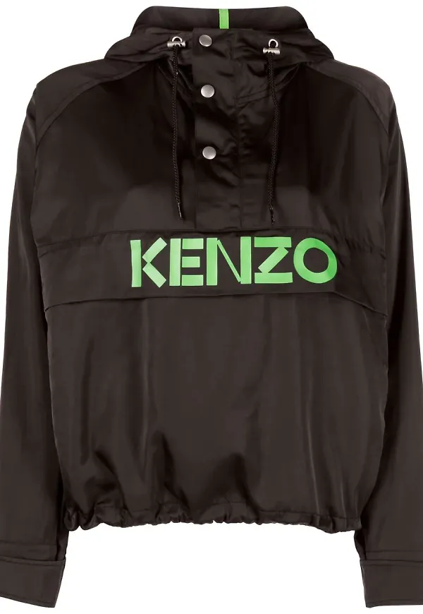 Kenzo jacka med huva - Svart