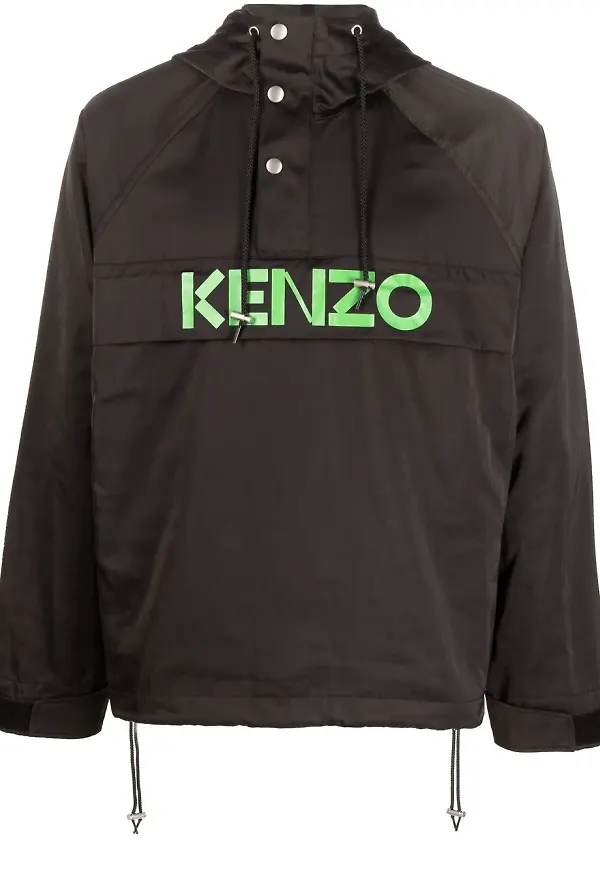 Kenzo jacka med huva - Svart