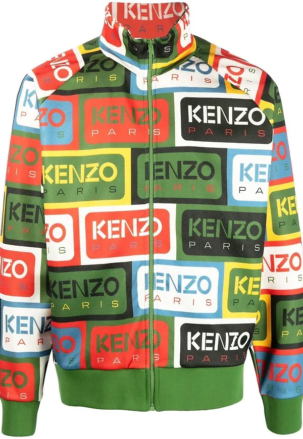 Kenzo jacka med logotyp - Neutral