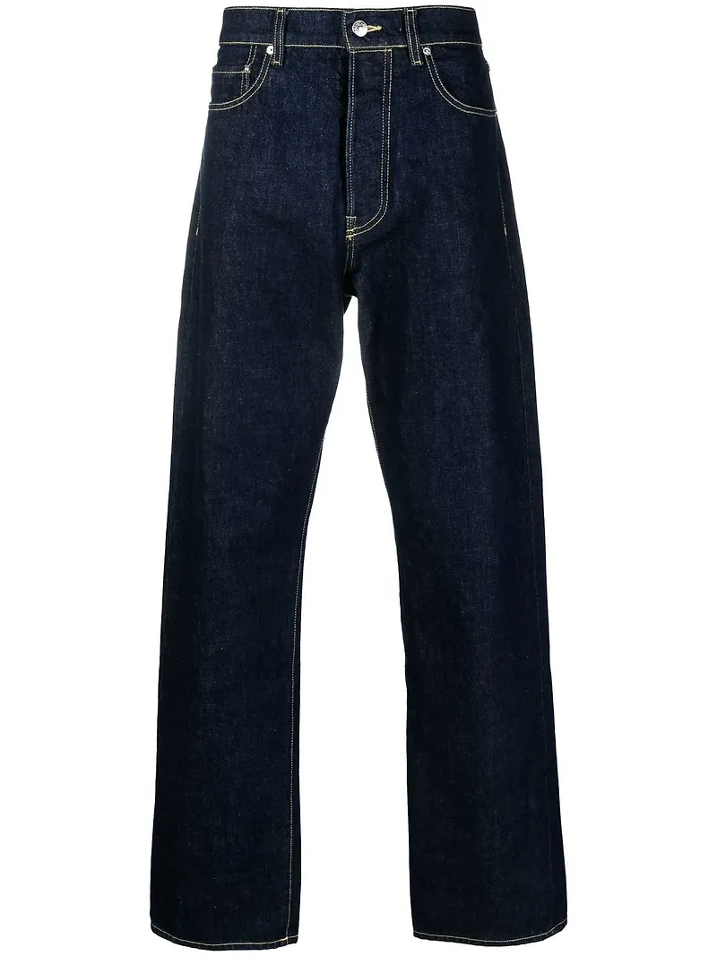 Kenzo jeansbyxor med lös passform - Blå