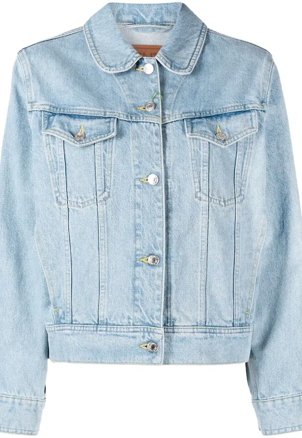 Kenzo jeansjacka med vallmomönster - Blå