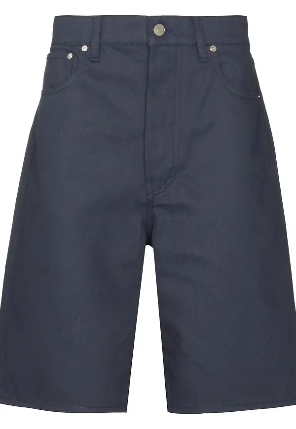 Kenzo jeansshorts med vallmotryck - Blå