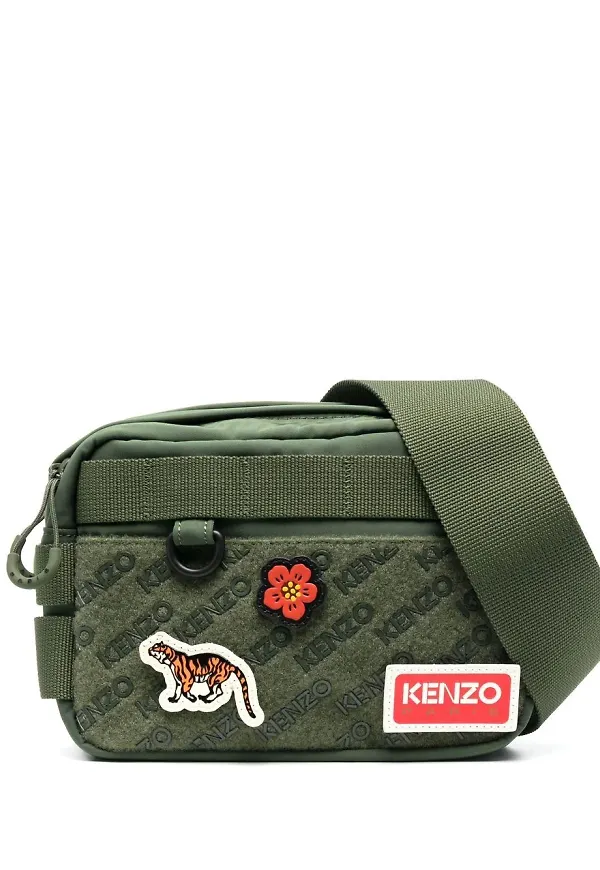 Kenzo Jungle axelremsväska - Grön