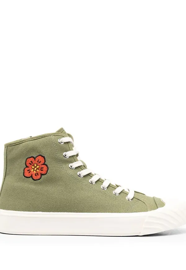 Kenzo Kenzoschool höga sneakers - Grön