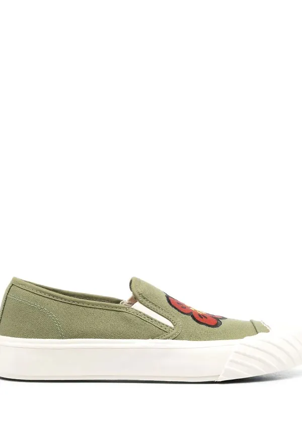 Kenzo Kenzoschool slip on-sneakers - Grön