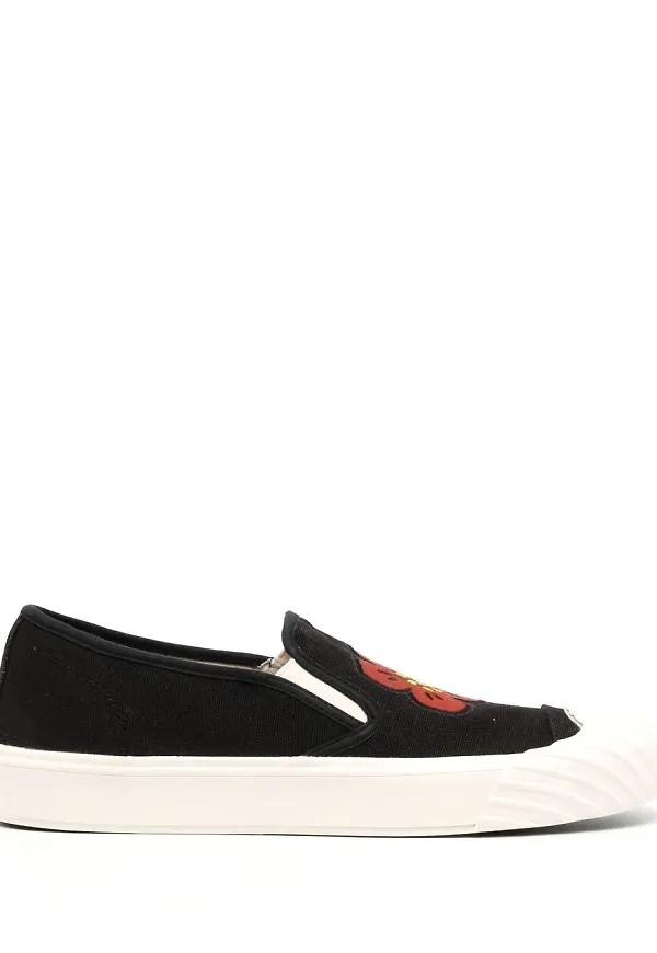 Kenzo Kenzoschool slip on-sneakers - Svart