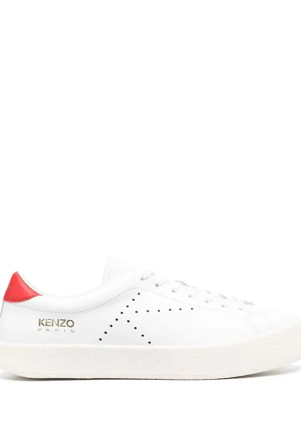 Kenzo KENZOSWING låga sneakers - Vit
