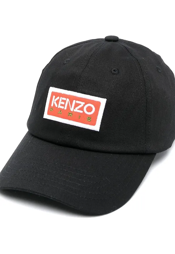 Kenzo keps med broderad logotyp - Svart
