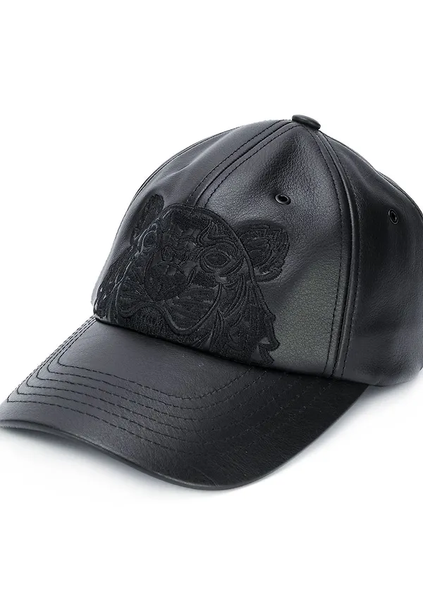 Kenzo keps med tigermotiv - Svart