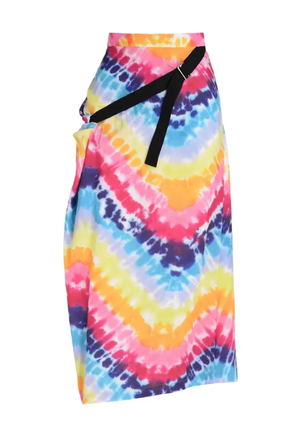Kenzo Kjol med tie-dye Blå, Dam