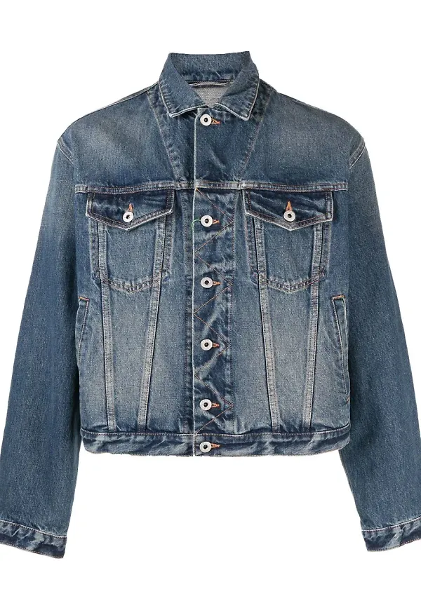 Kenzo kort jeansjacka - Blå