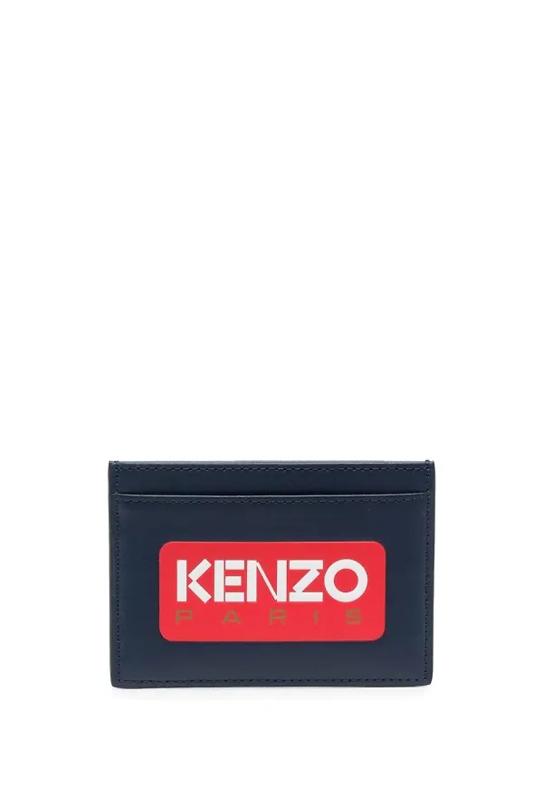 Kenzo korthållare med logotyp - Blå