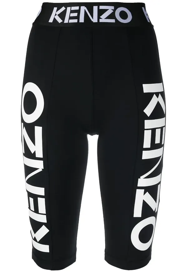 Kenzo leggings med logotyp - Svart